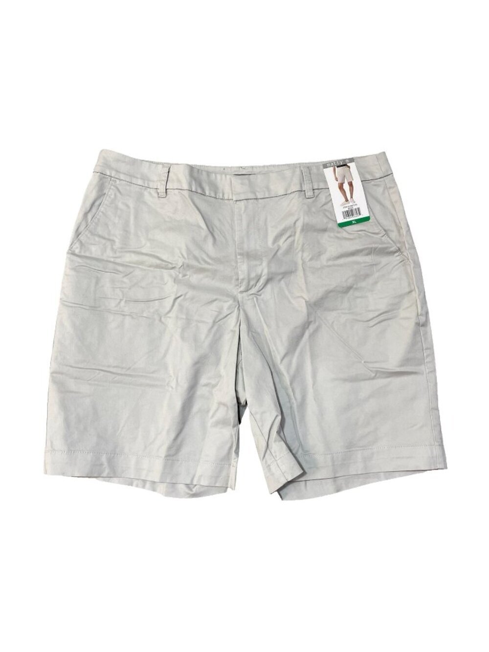 NWT Matty M Women's XL Gray Chino Bermuda Shorts Cotton Blend